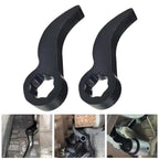 2 pack Pry Bar Wrench Adaptor Head 1/2"D Crowbar Adapter Head Tool Wrecking Bar
