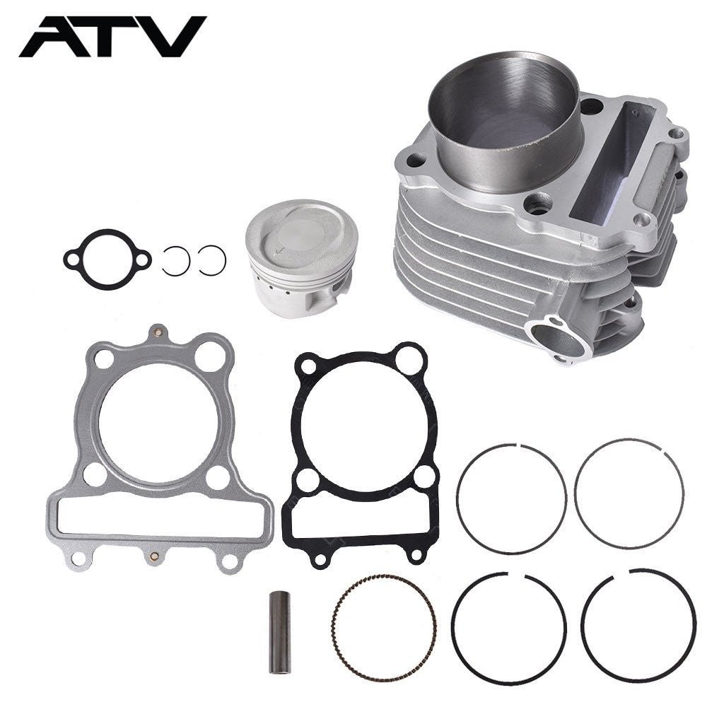 Cylinder Piston Gasket Top End Kit for Yamaha Bear Tracker 250 1999-2004