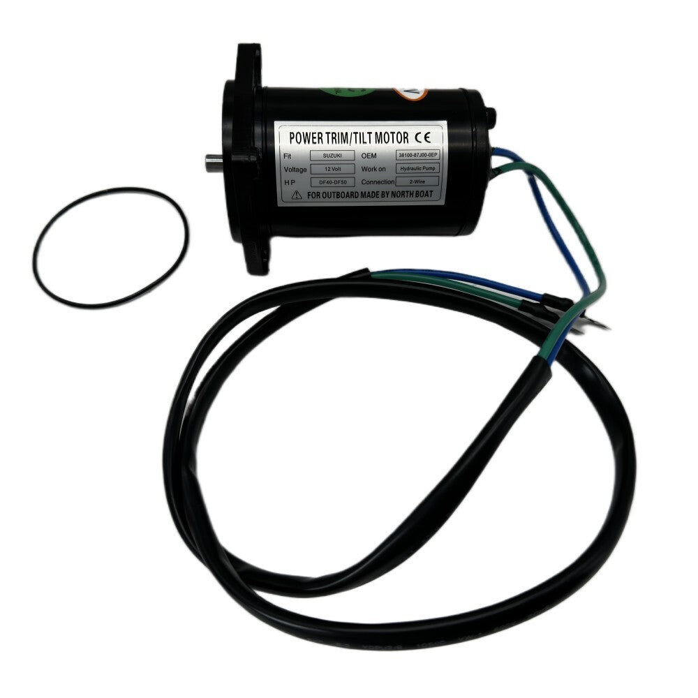 12V Trim/Tilt Motor For Suzuki DF40 & DF50 2Wire 4Bolt 1999-2010 38100-87J00-0EP