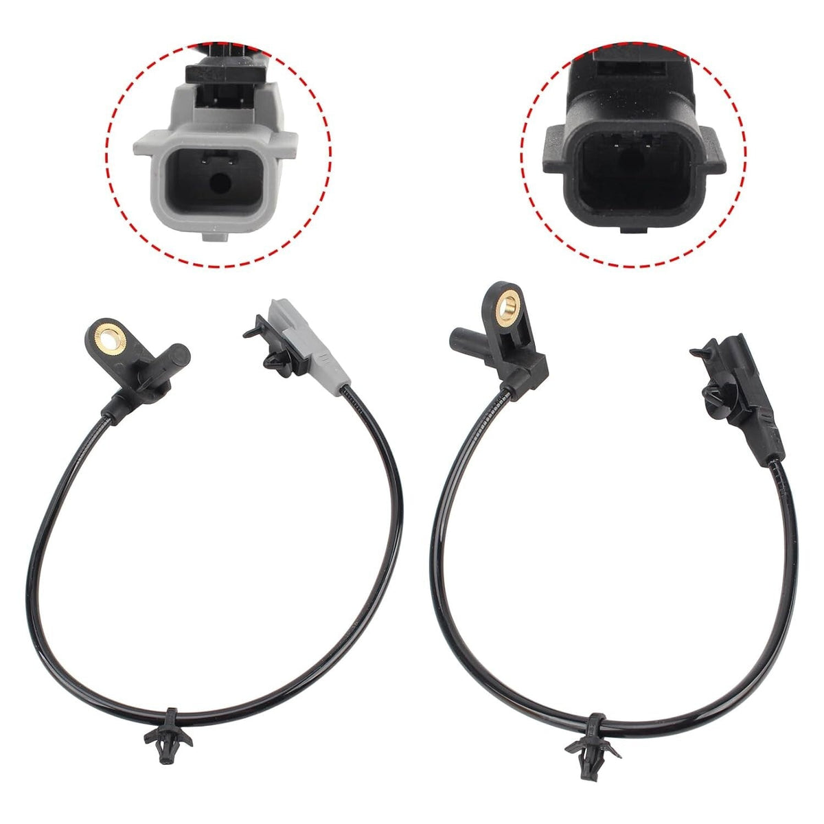 2ABS Wheel Speed Sensor Rear Right Left Fit Infiniti Q50 2014-2022 Q60 2017-2020