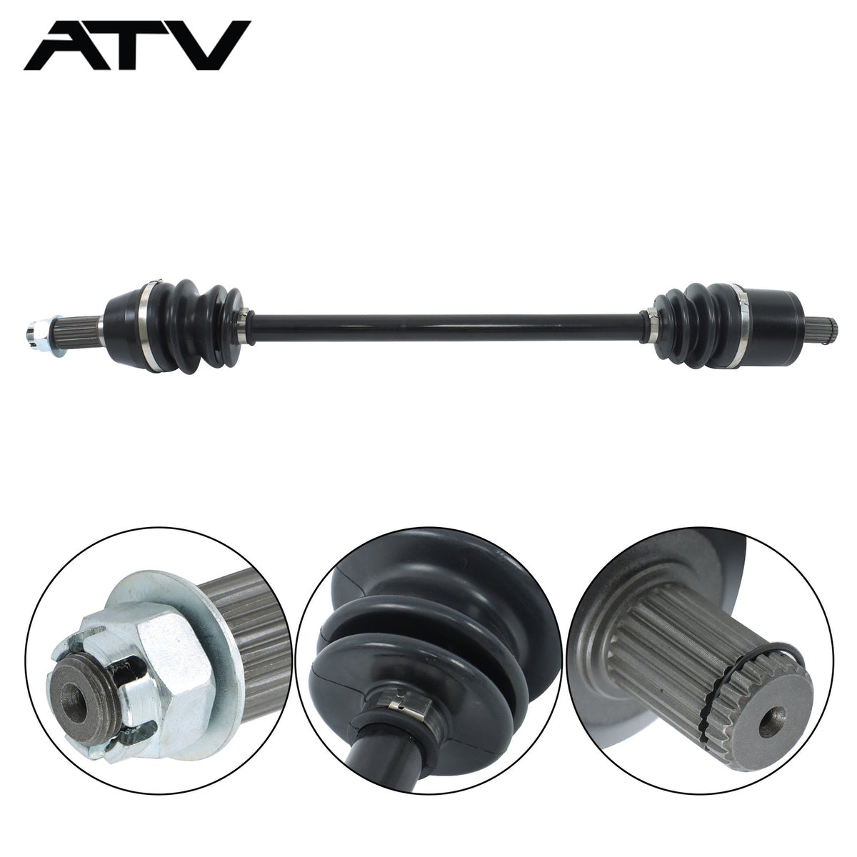 2PCS 1332637 Front Left and Right CV Axles Drive Shaft For Polaris Ranger XP 900