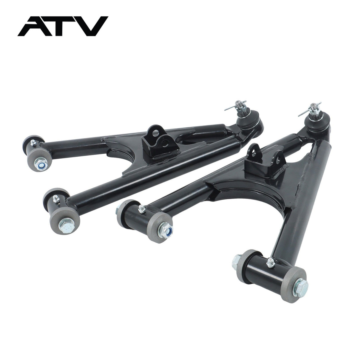 Front Lower Control A-Arms For Yamaha Banshee 350 YFZ350 1991-2006 Black Pair