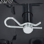 Black UTV 2'' Rear Receiver Tow Hitch For Polaris RZR PRO XP 4 years 2020+ Steel