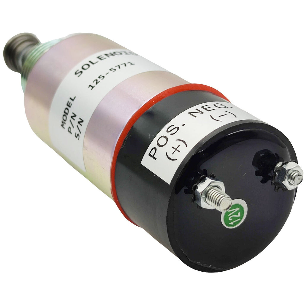 Fuel Shutoff Solenoid for Caterpillar Telehandler RT80 RT100 Combine 465 460 470