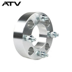 2× 1.5" Wheel Spacer 4x110 74mm M10x1.25 Silver For Suzuki 2002-2007 Eiger 400