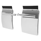 34"x24" stainless steel quarter fender kit pair universal truck w/ Support Tube