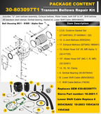 For Quicksilver Mercruiser Alpha One Transom Seal Bellow Kit & Lower Shift Cable