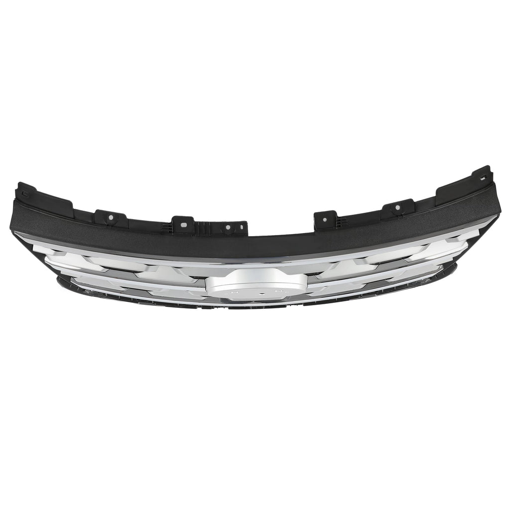 For Ford Explorer 2018 2019 Front Bumper Grill Upper Grille ABS Painted Chrome