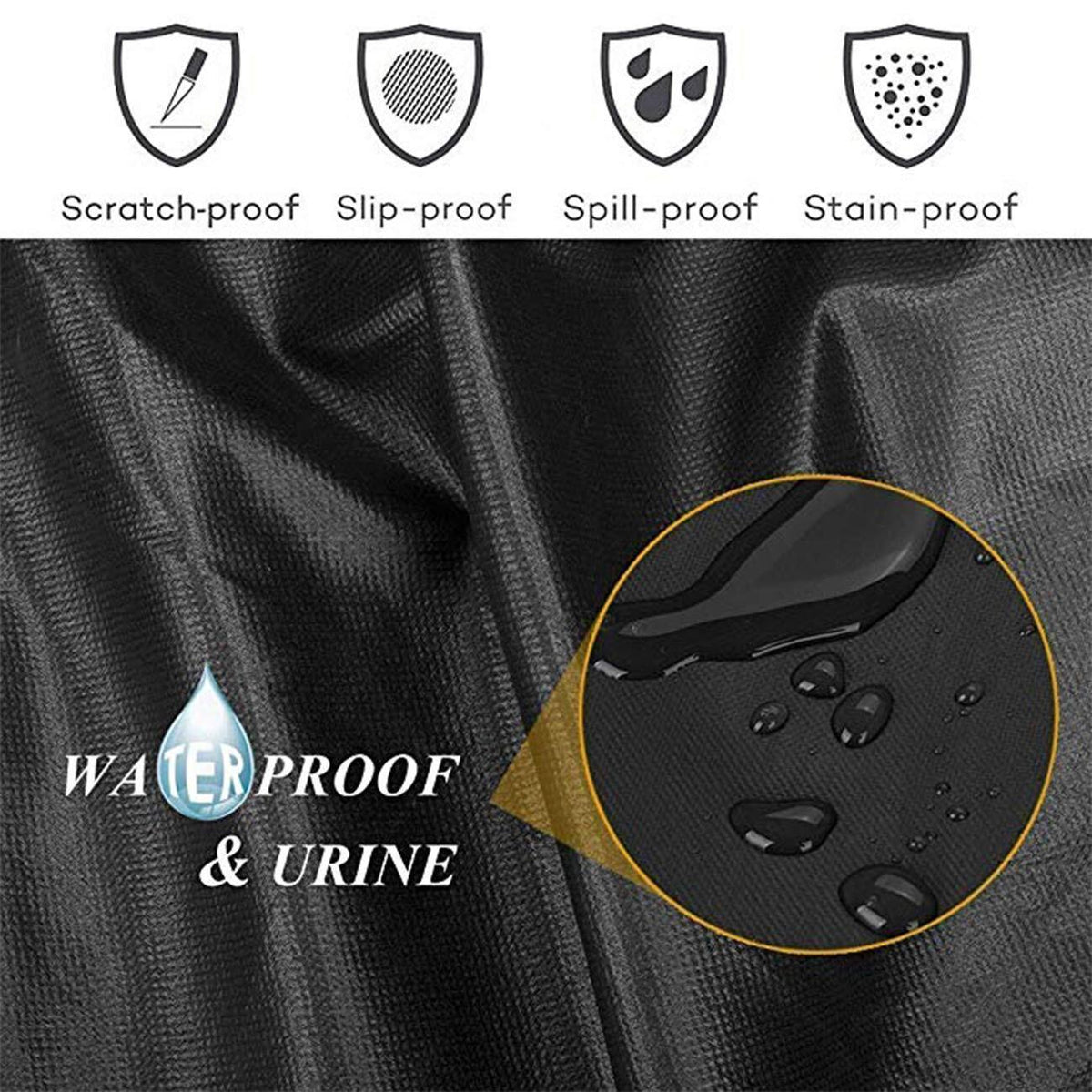 Rear Seat Cover Storage Cargo Liners Pets Floor Mat For Jeep Wrangler 2007-2020