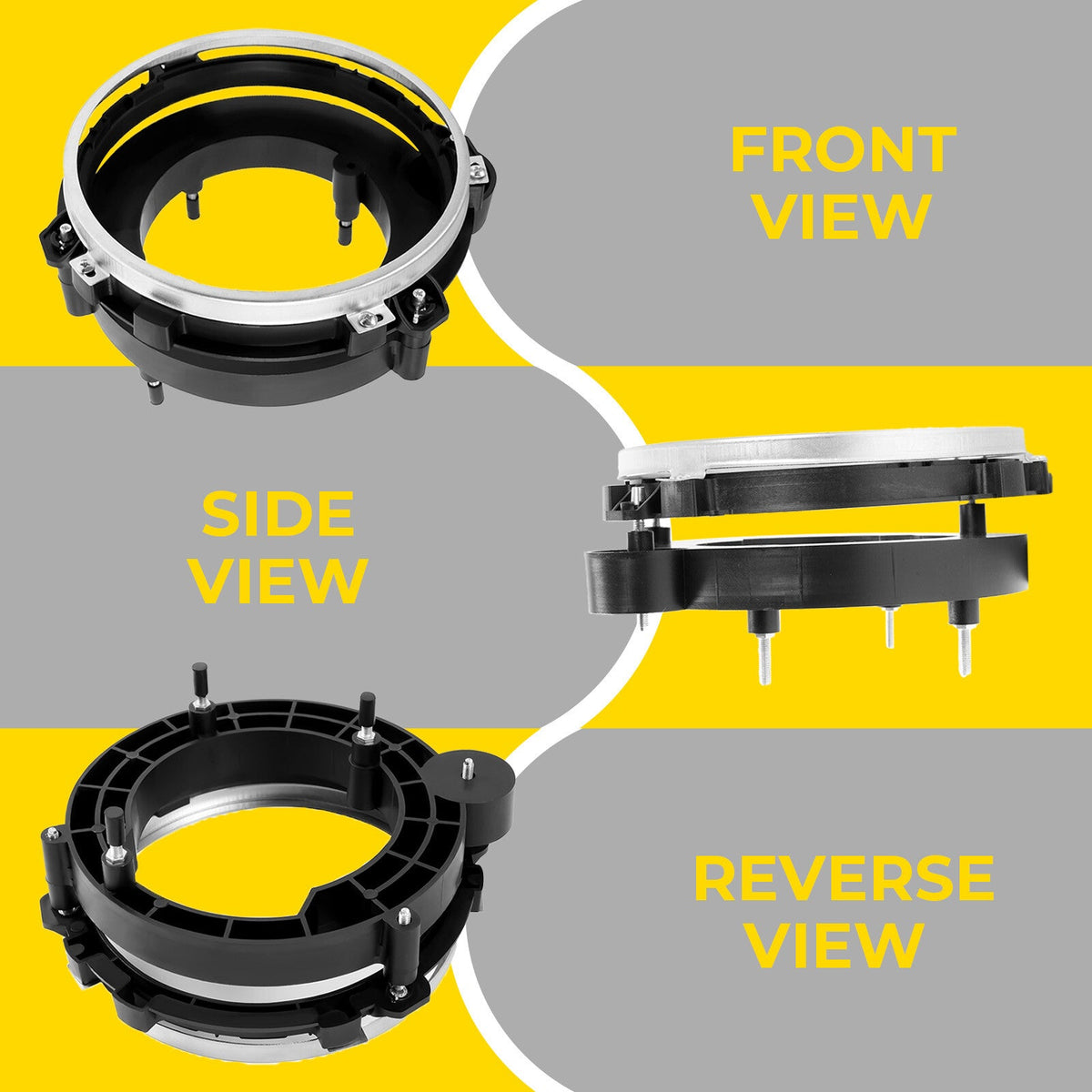 Headlight HeadLamp Bulb Mount Bracket Bucket Front Right For 97-06 Jeep Wrangler