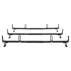 65" 3-Bar Cargo Van High Ladder Roof Rack For Nissan NV 1500 2500 3500 750 lbs