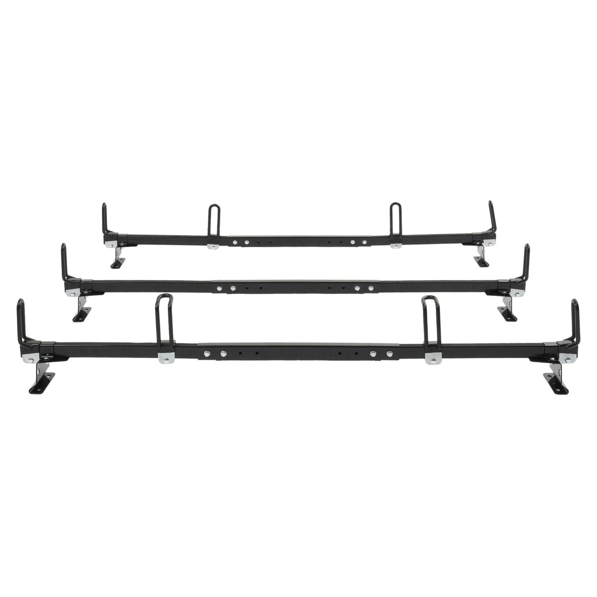 65" 3-Bar Cargo Van High Ladder Roof Rack For Nissan NV 1500 2500 3500 750 lbs