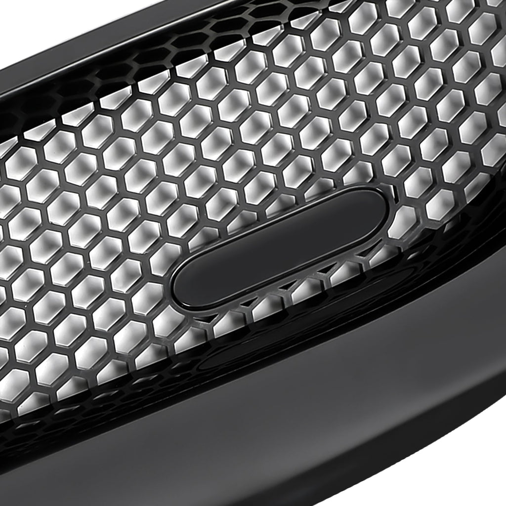 Left&Right Front Upper Kidney Grille Insert Black ABS For Pontiac GTO 2004-2006