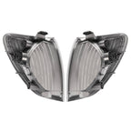 Pair For Toyota Land Cruiser 1998-2004 Front Corner Lights Lamps Clear W/bulbs