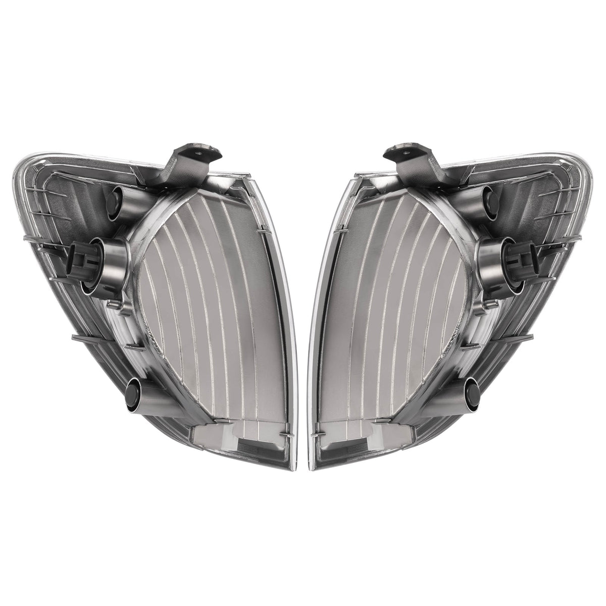 Pair For Toyota Land Cruiser 1998-2004 Front Corner Lights Lamps Clear W/bulbs