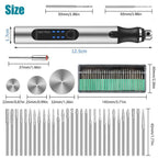 Cordless Electric Engraving Pen, Micro Polishing Pen, 33 Drill Bits