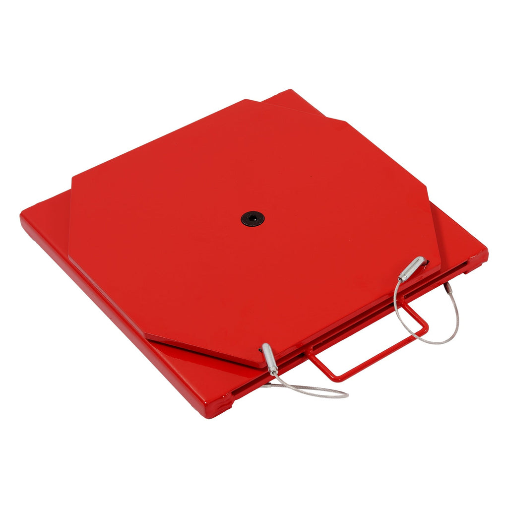 2PC 2T Wheel Alignment Turn Plate Table 360° Rotating Turntable Heavy Duty