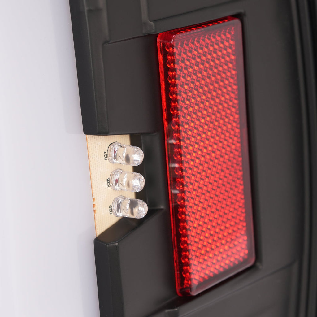For 2004-2012 Chevy Colorado Canyon Full LED Tail Lights Brake Lamps Black Smoke