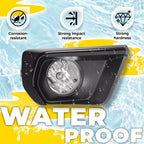 Clear Fog Light For Chevy Colorado 2021-2022 w/Bezel Relay Switch Wire Bulb Pair
