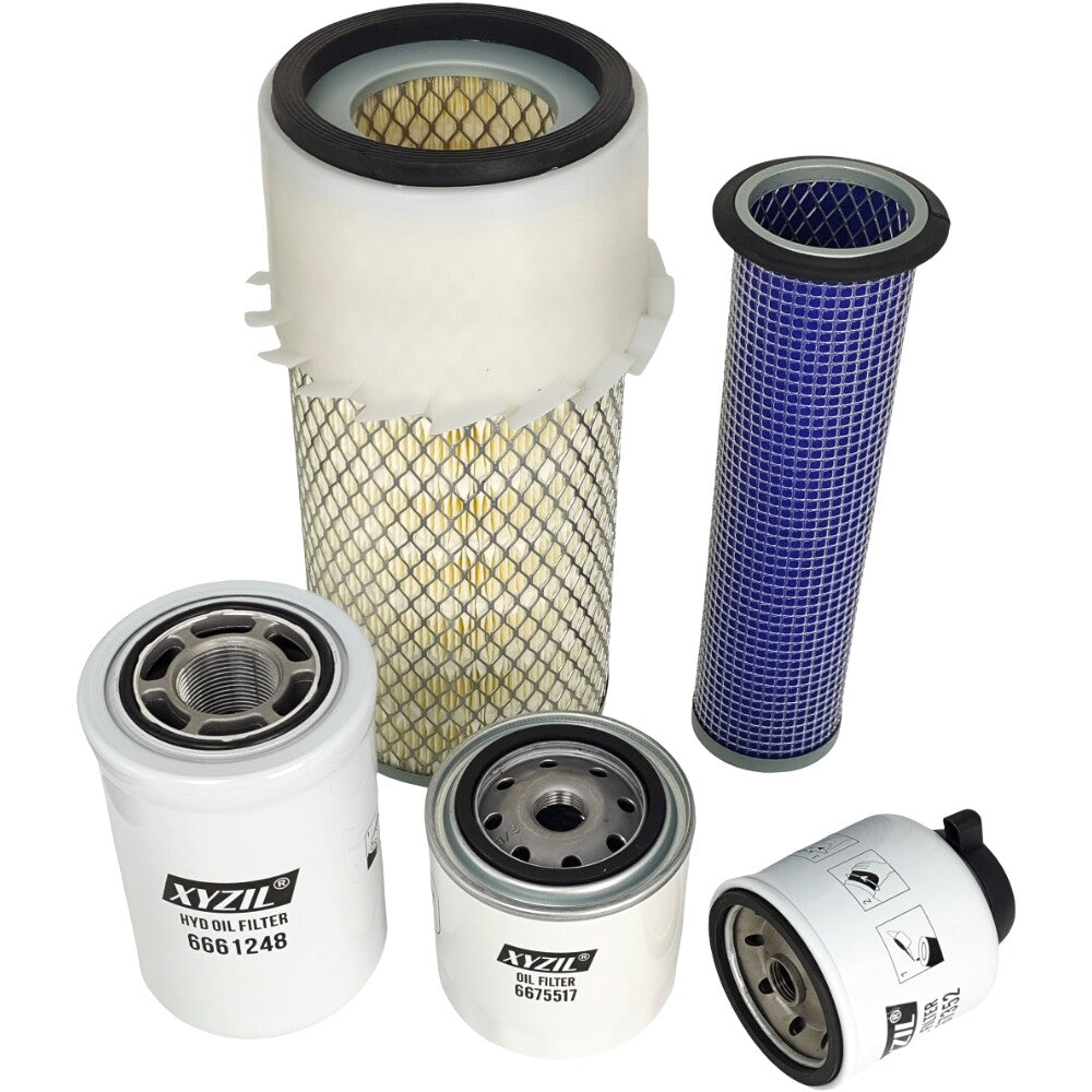 Oil Filter Air Filter Skid Steer Filter Kit Fit for Bobcat 751 753 751G 763