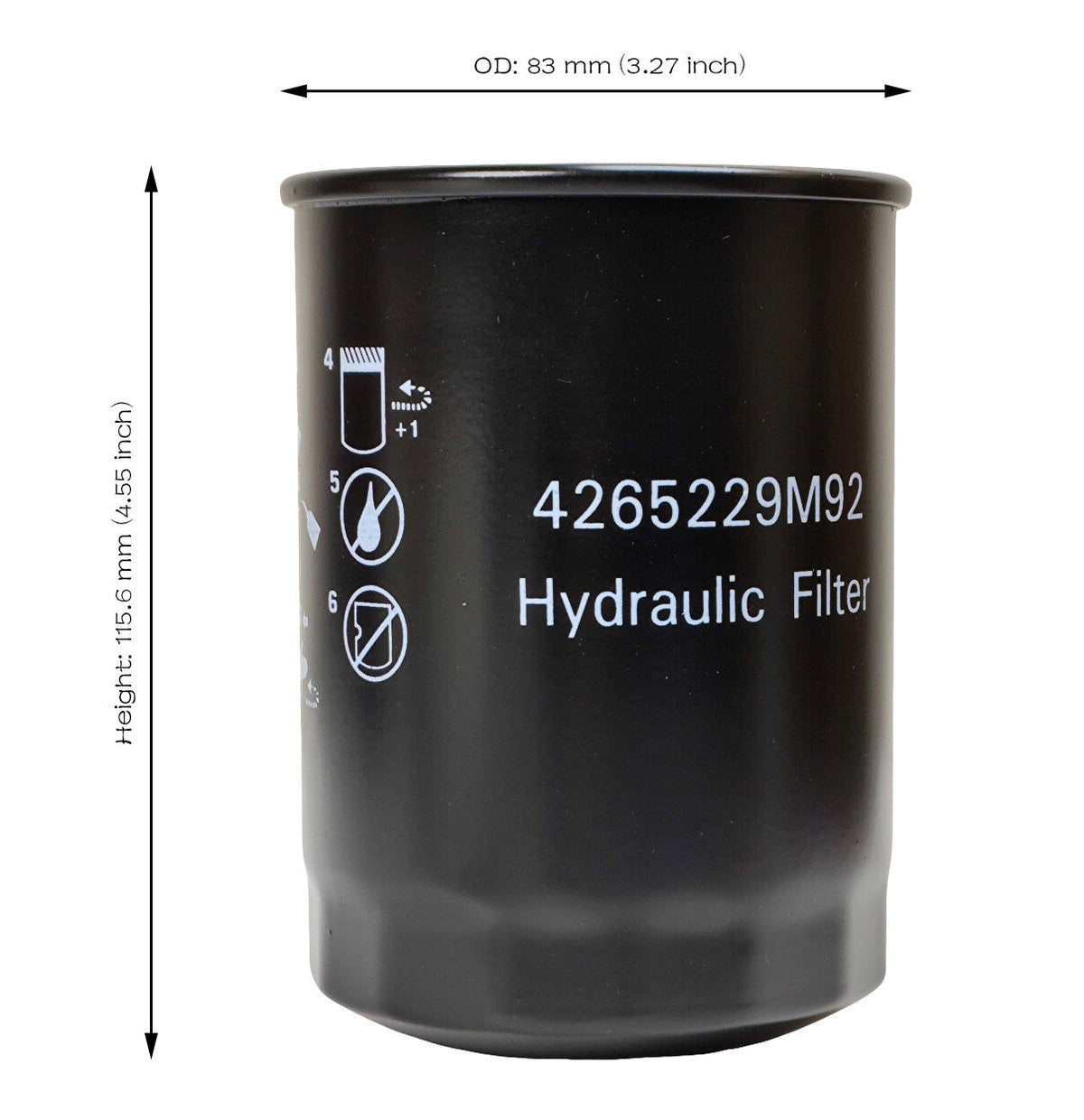Hydraulic Filter Fit for WL10285 Wix Replaces 67955-37710 Spin-On