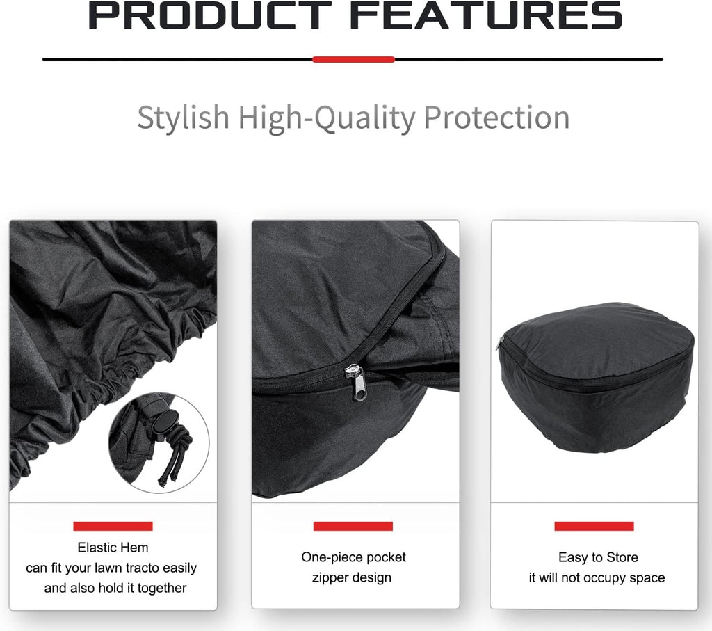 LP93647 Deluxe Riding Mower Cover Waterproof for John Deere X300-X700 Series
