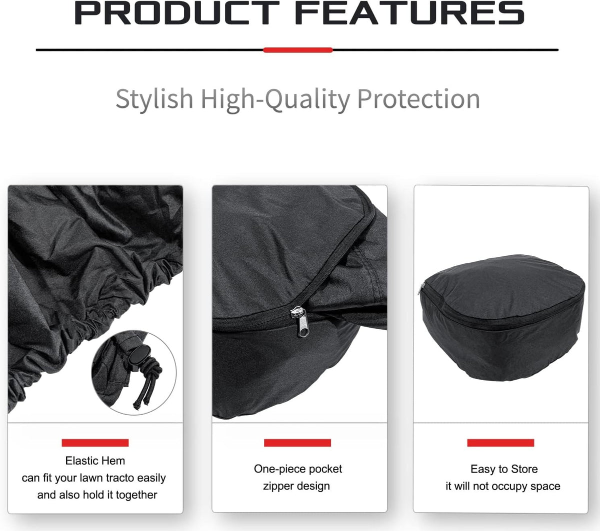 LP93647 Deluxe Riding Mower Cover Waterproof for John Deere X300-X700 Series