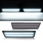 LED Front Side Marker Light White For Dodge Challenger Charger R/T Sedan 2008-14