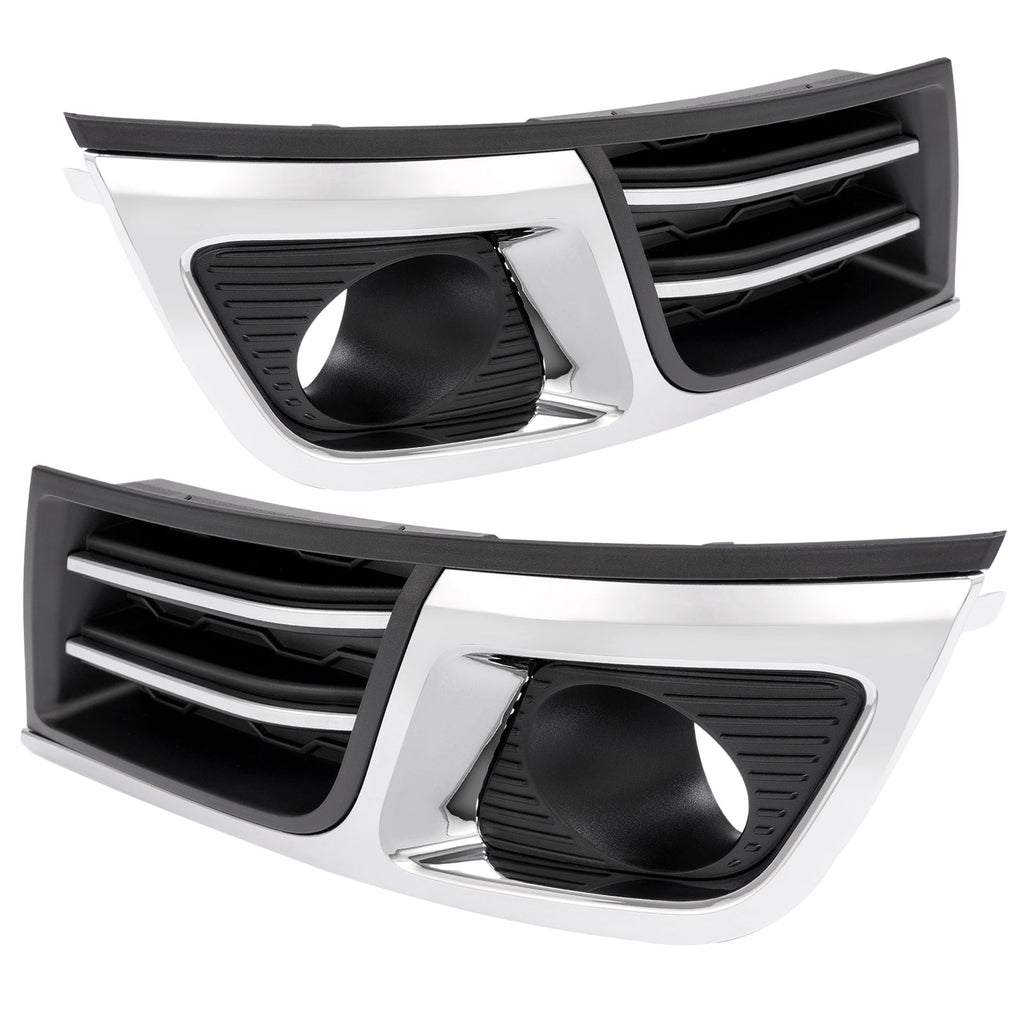 Pair Fog Light Bezel Trim Covers For Chevrolet Traverse 2013-2017 #GM1039150