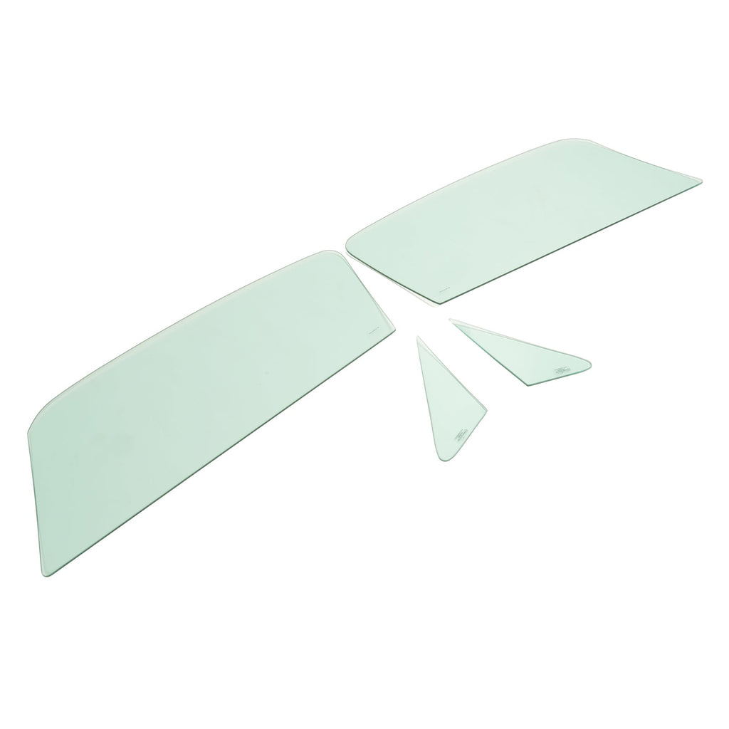 For Ford Mustang Fastback 1967 68 Glass Windshield Vent Door Back Green Windows