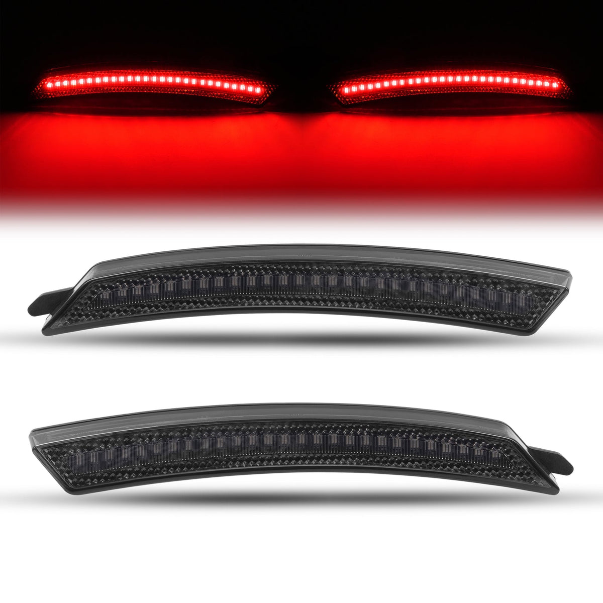 2PCS For Mini Cooper R55 R56 R57 07-16 Rear LED Side Marker Lights #63132751333