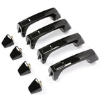 4PCS Gloss Black Exterior Door Handles Fit Hummer H3 2006-2010 For 25832250