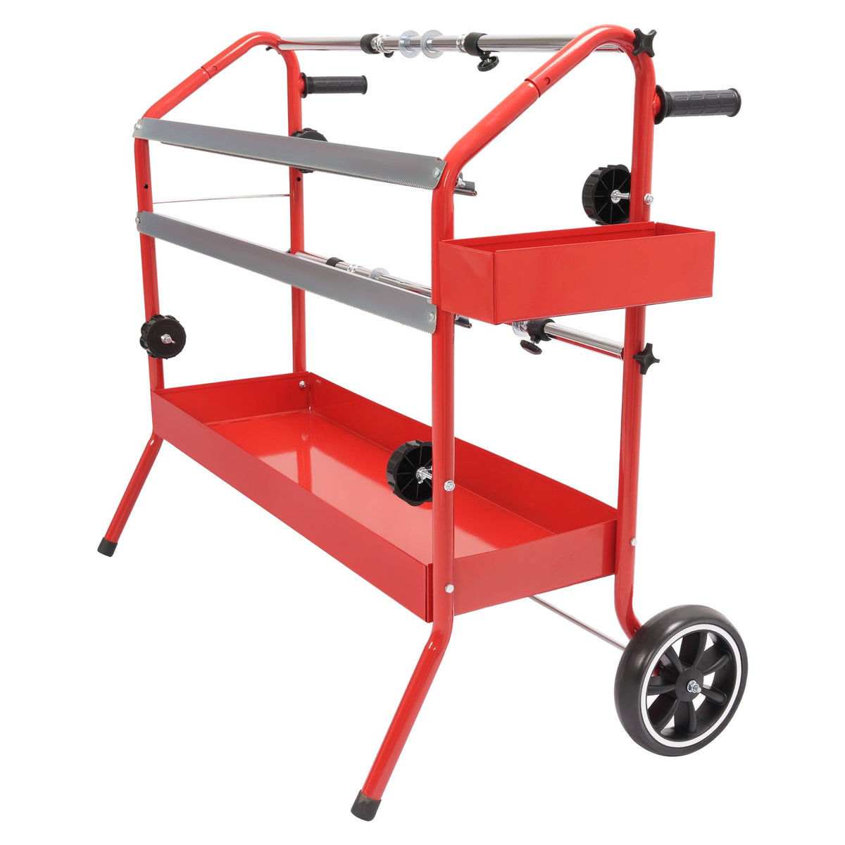 36" Mobile Multi-Roll Masking Paper Machine Dispenser Storage Tray Cutting Blade