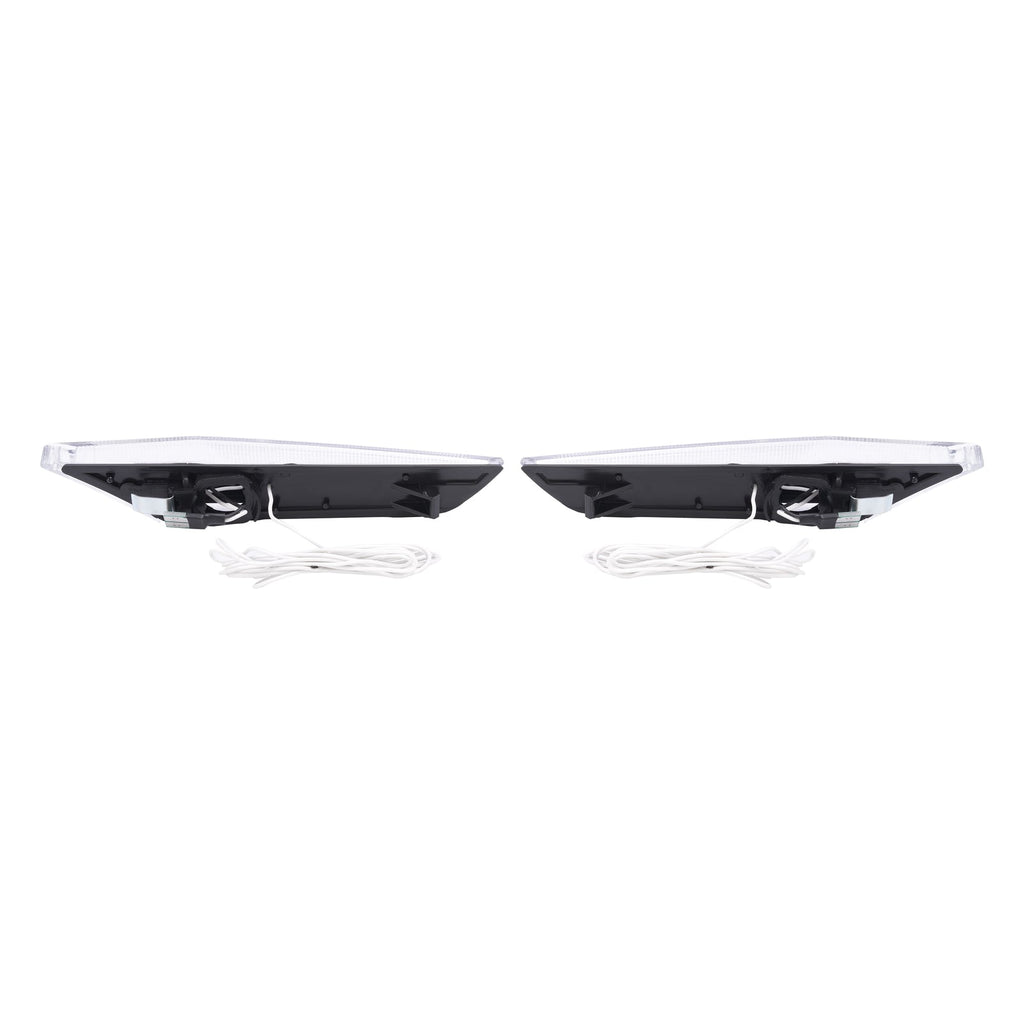 Pair Front Bumper signal light LED Side Marker Light For Infiniti G35 2003-2006