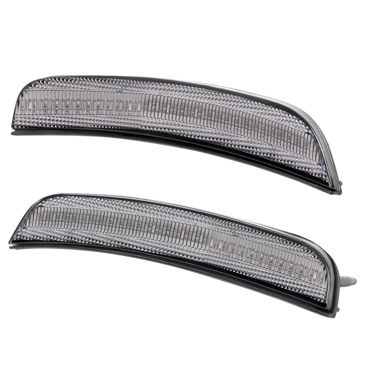 Front Side Marker Light Reflector For Chrysler 300 2015-2023 Amber LED Smoked