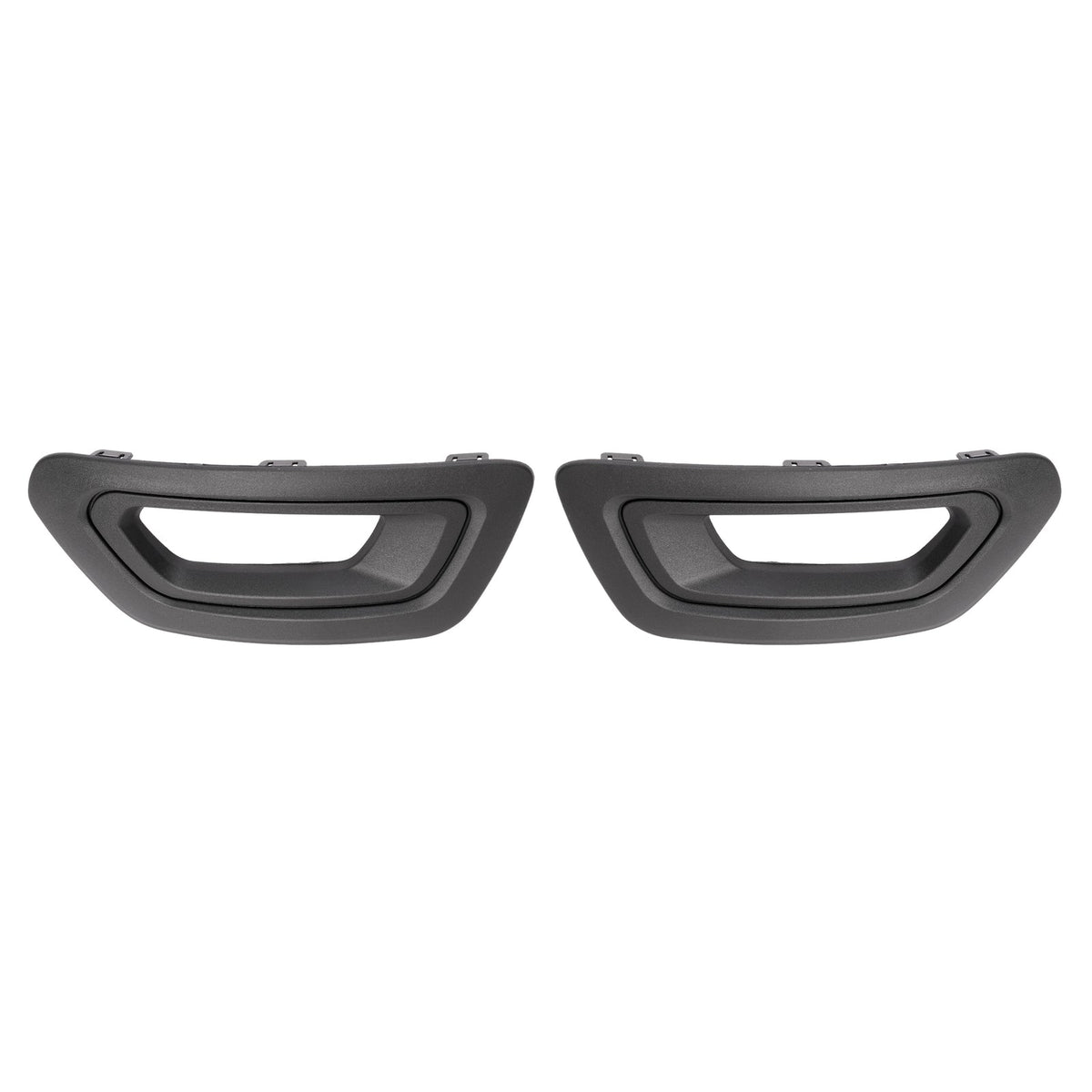 FOR FORD TRANSIT 2020-25 VAN LEFT&RIGHT SIDE FOG LIGHT LAMP COVERS BEZELS BLACK