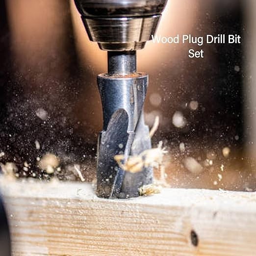 8x Wood Plug Cutter Drill Bit 1/4 Hex Shank Cutting Tool 1/4" 3/8" 1/2" 5/8"