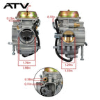 Carburetor Kit For Polaris Big Boss 500 6X6 1998-1999 3131571,3131561,3131473
