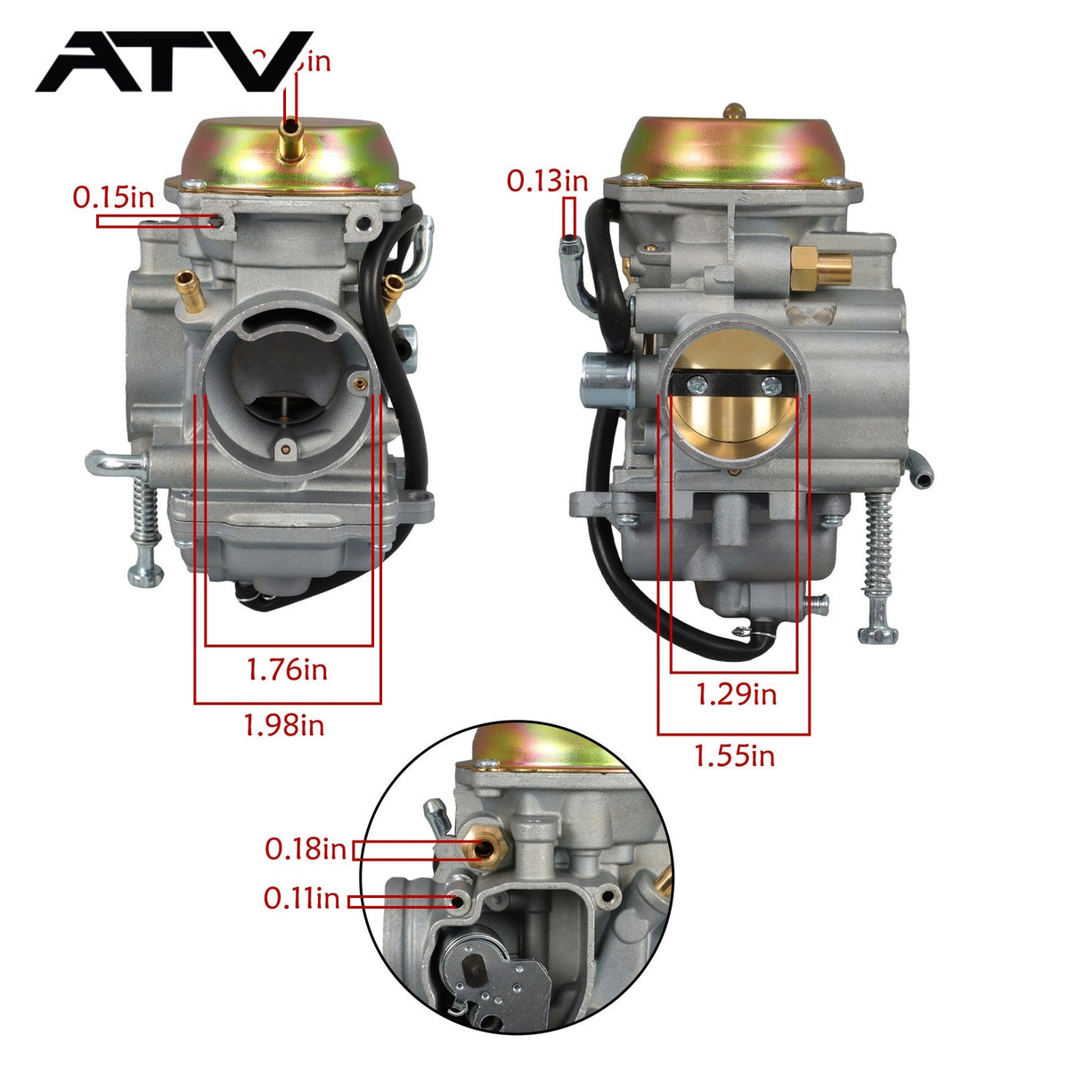 Carburetor Kit For Polaris Big Boss 500 6X6 1998-1999 3131571,3131561,3131473