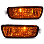 Pair Bumper Turn Signal Lights For Toyota Tacoma 2001-2004 Driver+Passenger Side