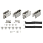 Door Hinges Fit 1966-1977 Early Ford Bronco Silvery 304 Stainless Steel LH&RH