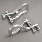 2X Front Chrome Tow Recovery Hooks w/Bolts #84195902 For GMC Sierra 1500 2019-26