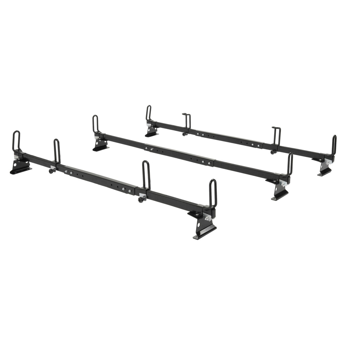 65" 3-Bar Cargo Van High Ladder Roof Rack For Nissan NV 1500 2500 3500 750 lbs