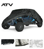 Sibe by Side Vehicle Cover Waterproof For Polaris RZR XP 4 2016-2020 Black 300D