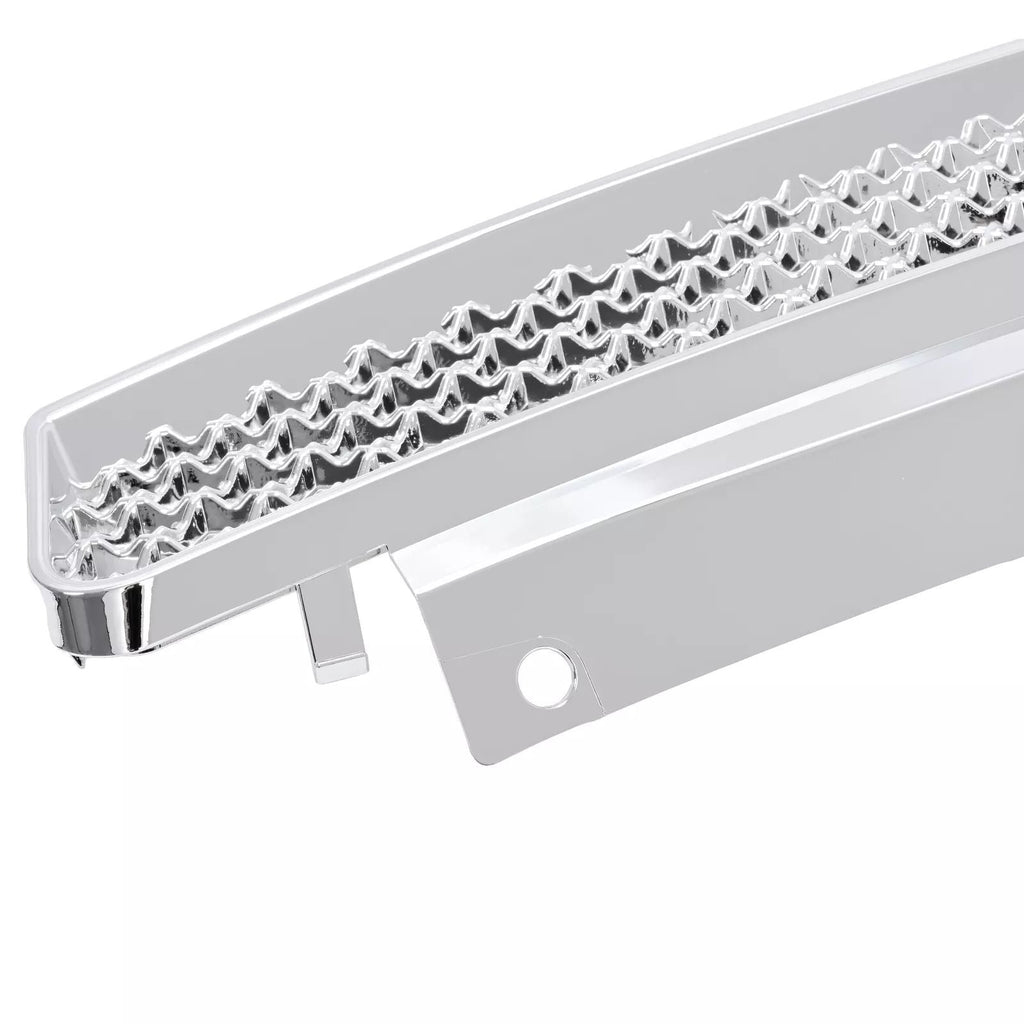 For 06-16 Chevy Impala/Limited Chrome Mesh Style Front Upper+Lower Bumper Grille