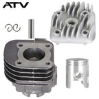 Fit 2004-2007 For Polaris Predator 50 Top End Rebuild Kit Cylinder Head Piston