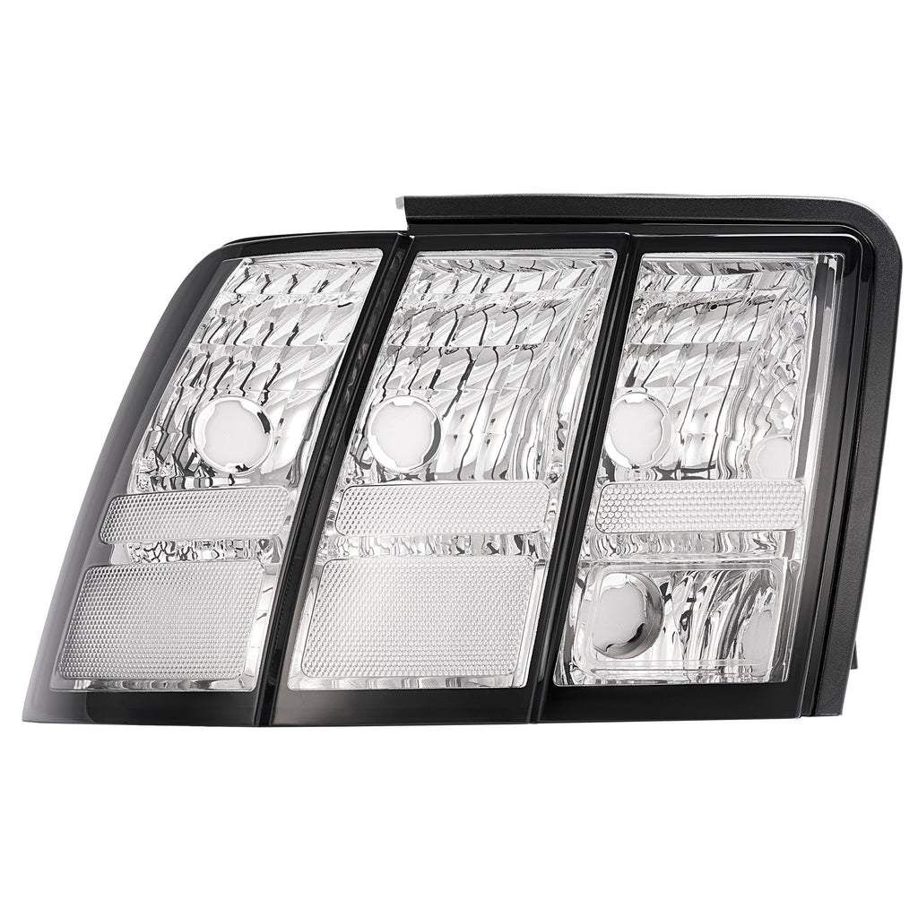 For Ford Mustang 1999-2004 Clear Lens Tail Lights Rear Brake Lamps Left+Right