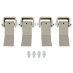 4 Strap Style Long Leaf Steel Weld On Dump Trailer Door Hinge Greaseable Cargo