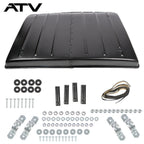 Black Plastic Hard Top Roof For Kawasaki 2005-2022 Mule 600，610，SX KAF400