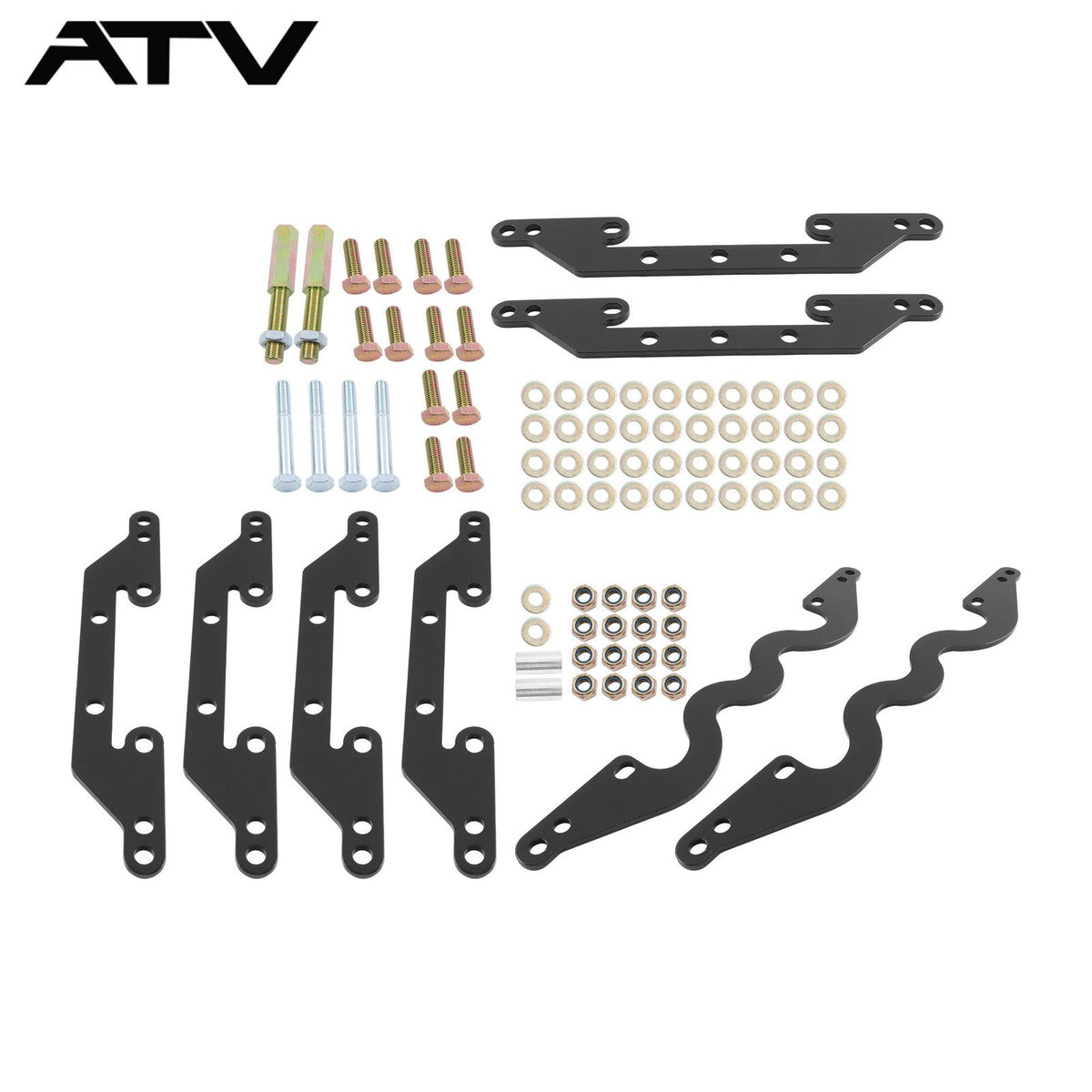 Front Frame Widening Assembly with Fastener Parts For Yamaha Raptor 700R 09-23